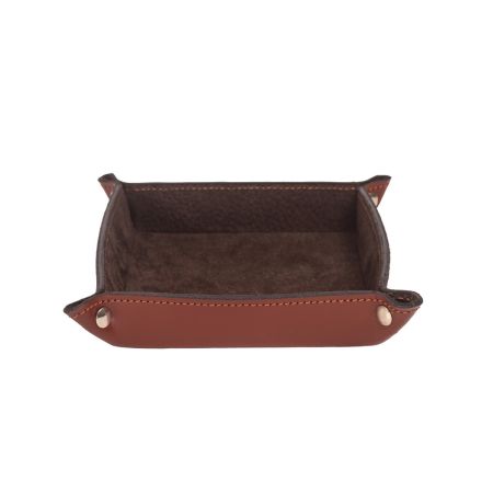 Svuotatasche Artigianale in Vera Pelle "Alveus" - Eleganza Quotidiana