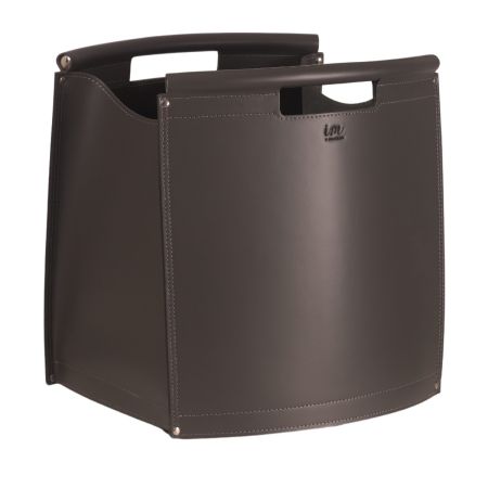 Sacca Portalegna Artigianale "Gardena L" in Vera Pelle, con Ruote