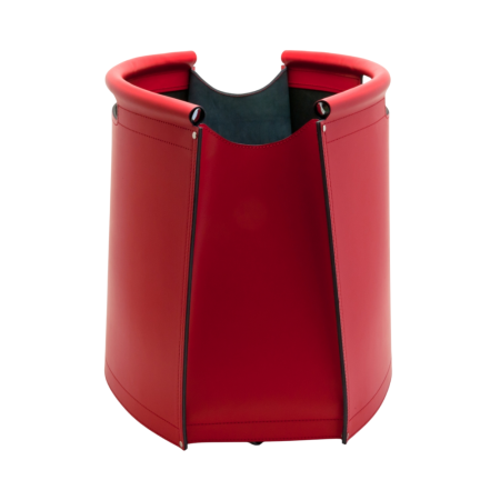 Sacca Portalegna Artigianale "Gardena XL" in Vera Pelle, con Ruote