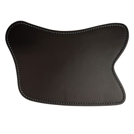 Tappetino Mouse Artigianale in Vera Pelle "Leonardo" – Design Ergonomico